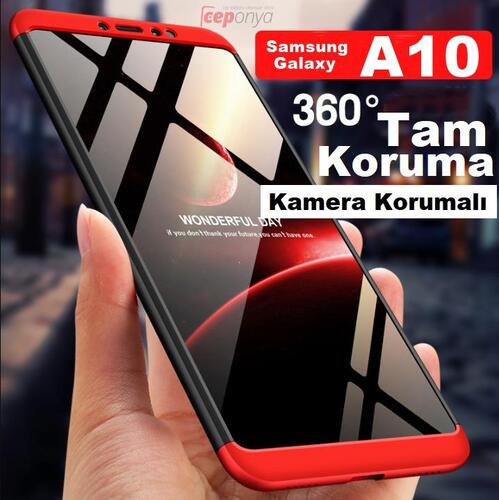 Samsung Galaxy A10 Kılıf Zore Kamera Korumalı 360 Tam Koruma Ays