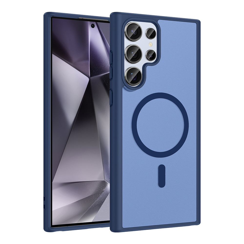 Galaxy S22 Ultra Kılıf Magsafe Şarj Özellikli Mat Tasarım Lüx Babet Kapak