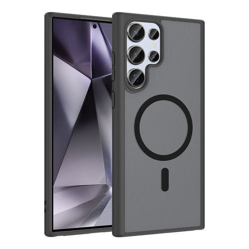 Galaxy S22 Ultra Kılıf Magsafe Şarj Özellikli Mat Tasarım Lüx Babet Kapak