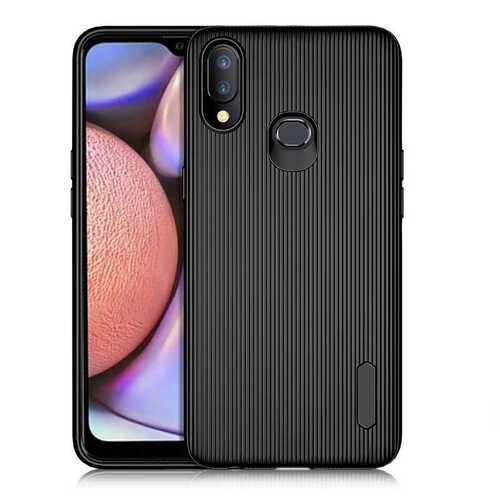 Galaxy A10S Kamera Korumalı Çizgili Tasarım Kenar Koruma Kılıf