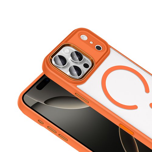 iPhone 17 Pro Max Kılıf Magsafe Kamera Çevresi Metal Kirlenmeye Dayanıklı Premium Kapak