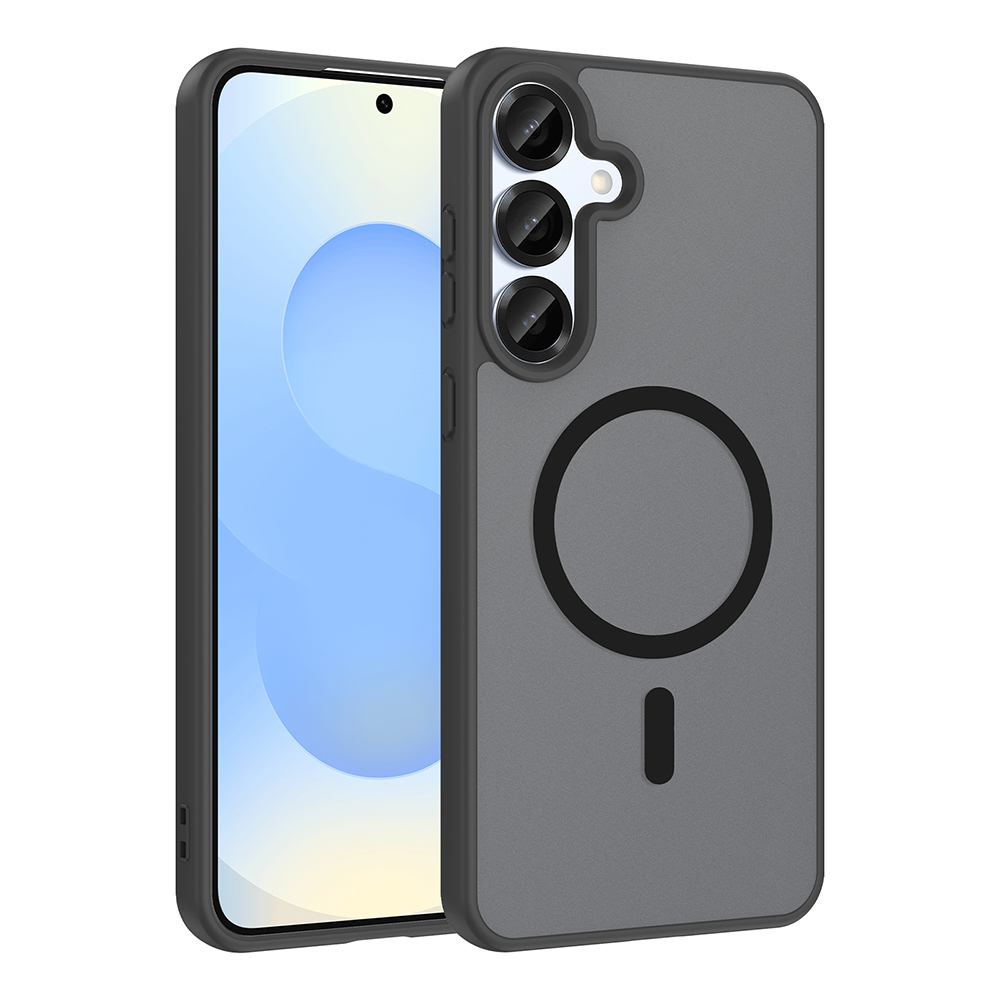 Galaxy S25 FE Kılıf Magsafe Şarj Özellikli Mat Tasarım Lüx Babet Kapak