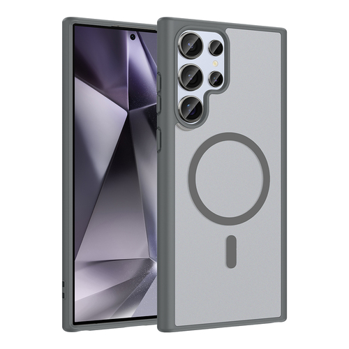 Galaxy S24 Ultra Kılıf Magsafe Şarj Özellikli Mat Tasarım Lüx Babet Kapak