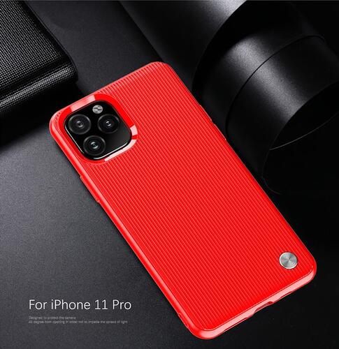 iPhone 11 Pro Max Çizgili Tasarım Maximum Kamera Korumalı Kılıf