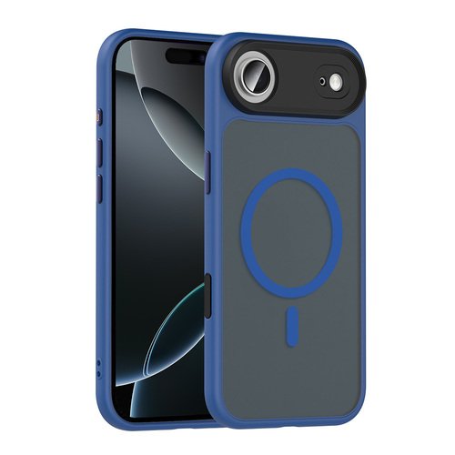 iPhone 17 Air Kılıf Mat Arka Yüzey Wireless Şarj Özellikli Flet Magsafe Kapak