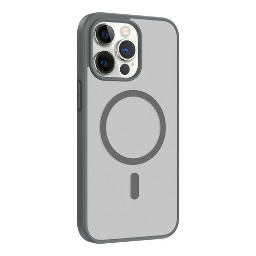 iPhone 14 Pro Max Kılıf Magsafe Şarj Özellikli Mat Tasarım Lüx Babet Kapak