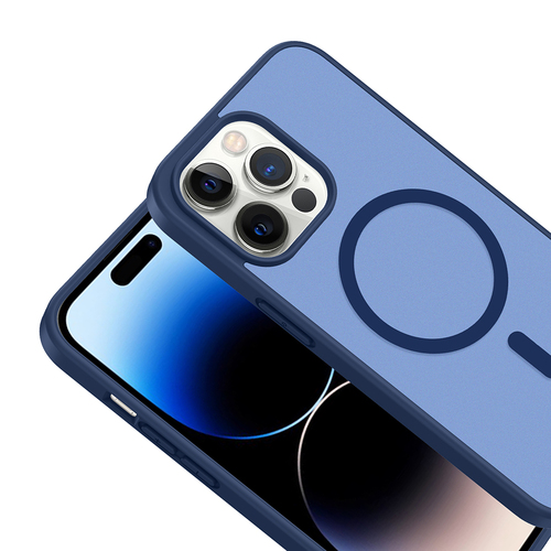 iPhone 14 Pro Max Kılıf Magsafe Şarj Özellikli Mat Tasarım Lüx Babet Kapak
