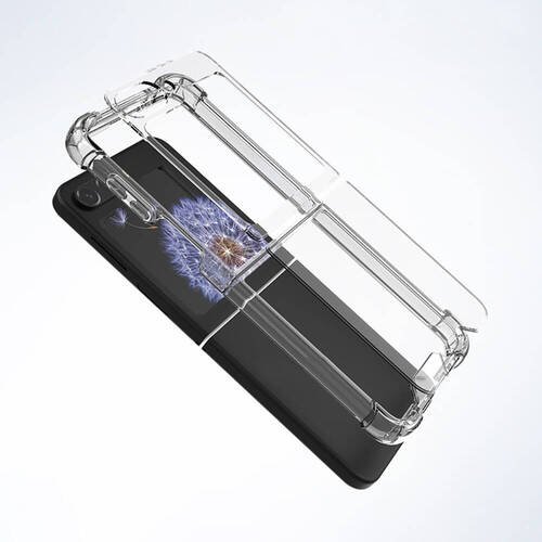 Galaxy Z Flip 6 Kılıf Köşeleri Airbagli Anti Shock Silikon