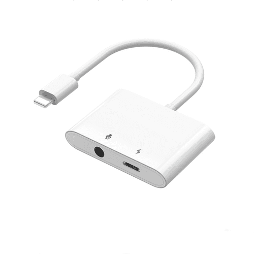 Wiwu LT-01 Pro Lightning ve 3.5mm Kulaklık Girişli Ses Adaptörü