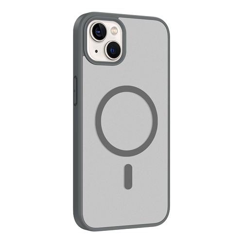 iPhone 14 Kılıf Magsafe Şarj Özellikli Mat Tasarım Lüx Babet Kapak