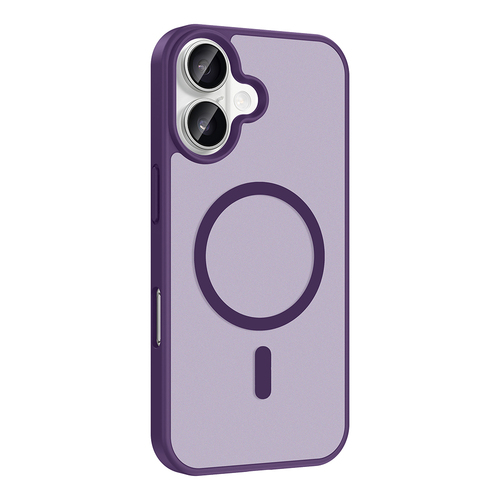 iPhone 16 Kılıf Magsafe Şarj Özellikli Mat Tasarım Lüx Babet Kapak