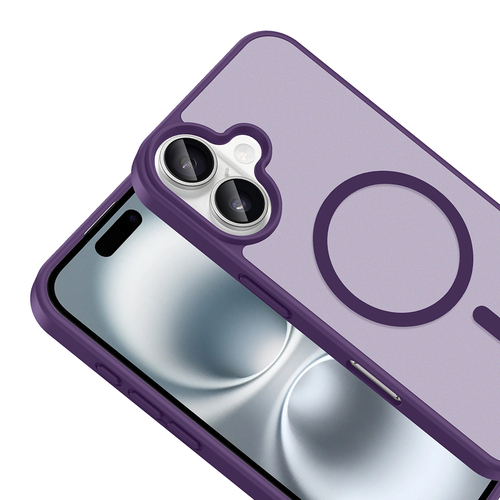 iPhone 16 Kılıf Magsafe Şarj Özellikli Mat Tasarım Lüx Babet Kapak