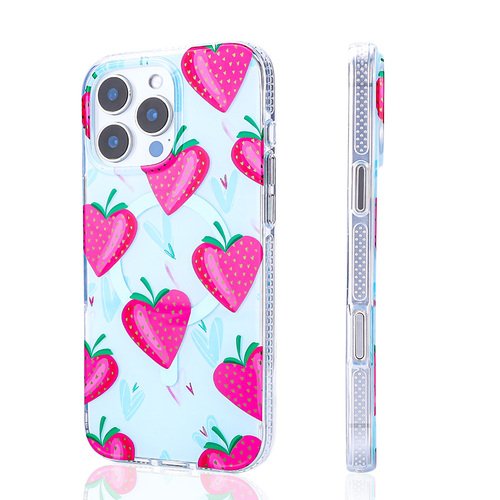 iPhone 16 Pro Kılıf Magsafe Şarj Özellikli Desenli Lüx Kapak