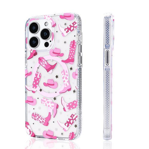 iPhone 16 Pro Max Kılıf Magsafe Şarj Özellikli Desenli Lüx Kapak