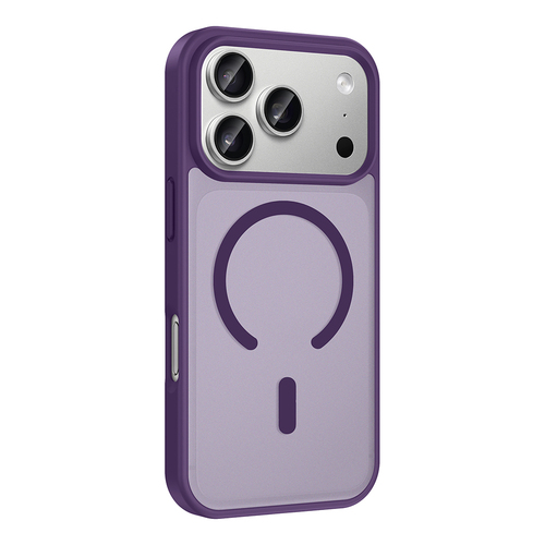 iPhone 17 Pro Max Kılıf Magsafe Şarj Özellikli Mat Tasarım Lüx Babet Kapak