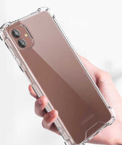 Galaxy A04 Kılıf Köşeleri Airbagli Anti Shock Silikon