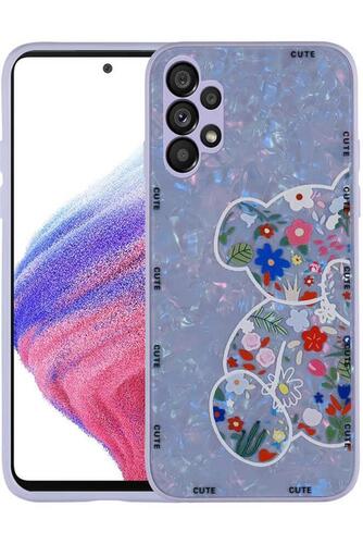 Galaxy A13 4G Kılıf ​​​​​​​​​​​​​​​​​​​​​​​​​​​​​​​​​​​​İnce Tasarım Desenli Sert Silikon