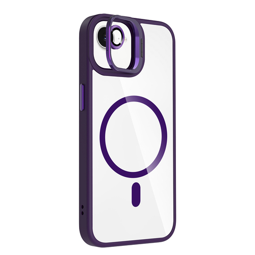 iPhone 17E Kılıf Magsafe Standlı ve Kamera Lens Koruma Hediyeli Etro Kapak