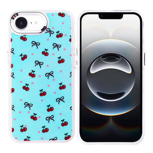 iPhone 17E Kılıf Airbag Desenli Tasarım Eye-Catching Pattern Lüx Kapak