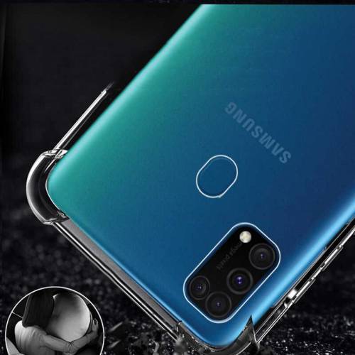 Galaxy M31 Köşeleri Airbagli Ultra Koruma Şeffaf Kılıf