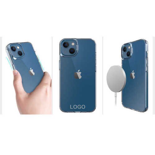 iPhone 13 Kılıf Renkli Kamera Lens Stand Olan Lüx Şeffaf Kapak