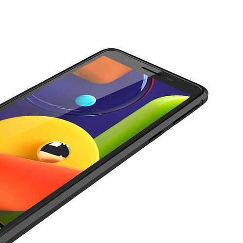 Galaxy A01 Core Kılıf Deri Desenli Kamera Korumalı Silikon