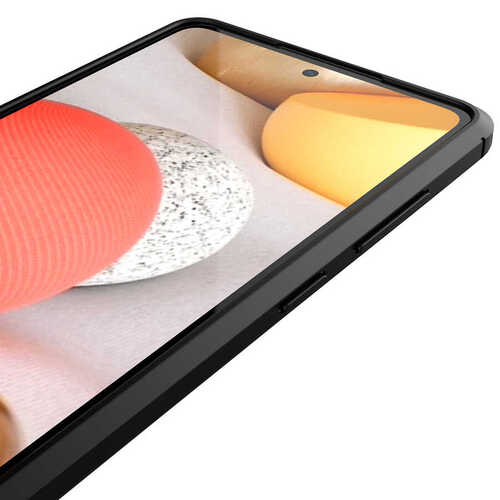Galaxy A52 Kılıf Deri Desenli Kamera Korumalı Silikon