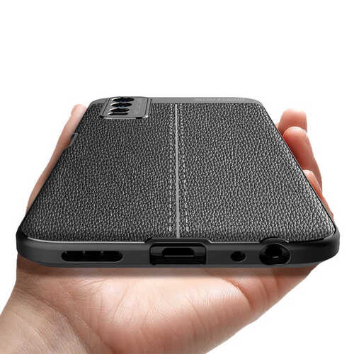 Vivo Y11S Kılıf Deri Desenli Kamera Korumalı Silikon