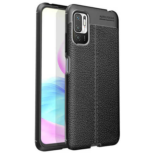 Xiaomi Redmi Note 10 5G Kılıf Deri Desenli Kamera Korumalı Silikon