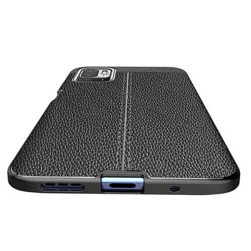 Xiaomi Poco M3 Pro Kılıf Deri Desenli Kamera Korumalı Silikon