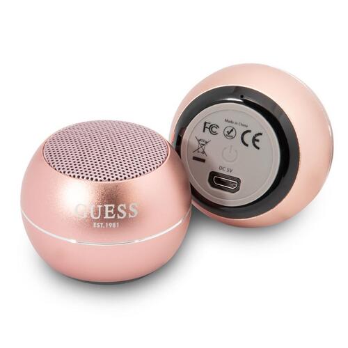 GUESS Alüminyum Alaşım Gövde Tasarımlı Mini Bluetooth Speaker