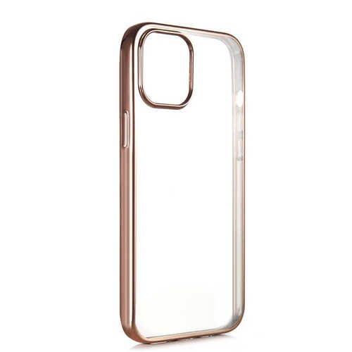 Apple iPhone 12 Mini Köşeleri Parlak Renkli Benks Magic Glitz Transparent Kapak