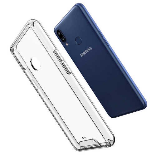 Galaxy A10S Kılıf Şeffaf Zırh Tasarım Ultra Koruma Silikon