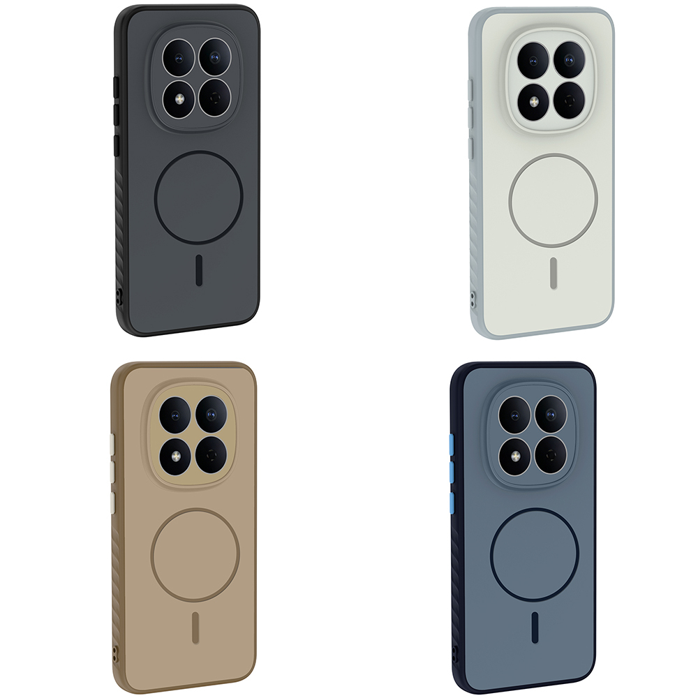 Redmi Note 15 Pro 4G Kılıf Magsafe Şarj Özellikli Lüx Tea Kapak