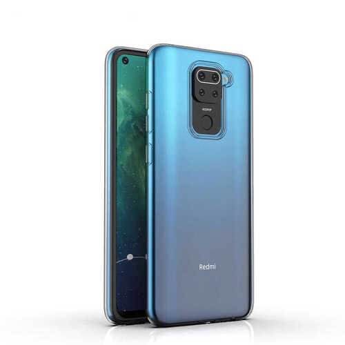 Xiaomi Redmi Note 9  İnce Esnek Sararmaz Şeffaf Silikon Kılıf