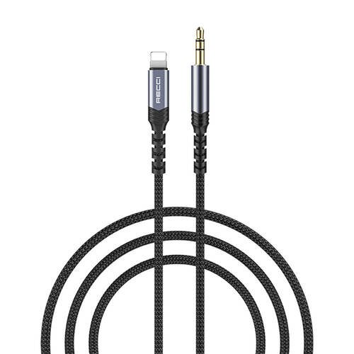 iPhone Aux Kablo Recci RDS-A26 Lightning to 3.5mm AUX Audio Ses Kablo 1.2 Metre