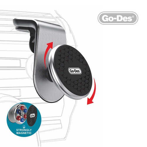 Go Des GD-HD676 L-Shaped Magnetic Car Holder