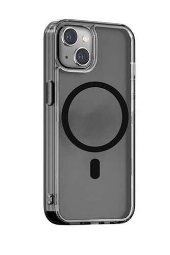 Apple iPhone 14 Wiwu Magsafe Şarj Özellikli Lens Korumalı Şeffaf Silikon Kapak