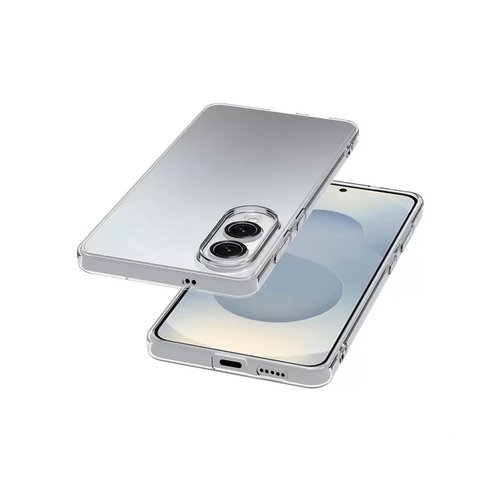 Galaxy S25 Edge Kılıf İnce ve Esnek Şeffaf Süper Silikon