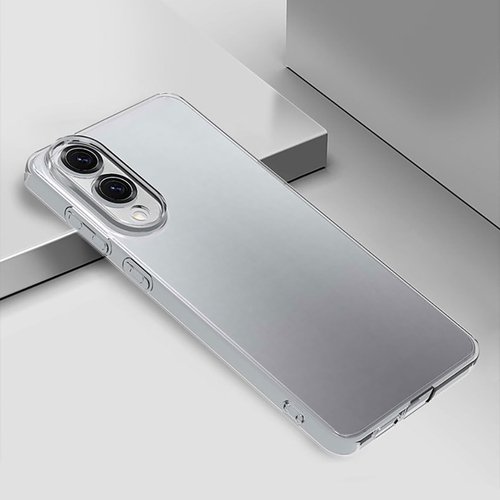 Galaxy S25 Edge Kılıf İnce ve Esnek Şeffaf Süper Silikon