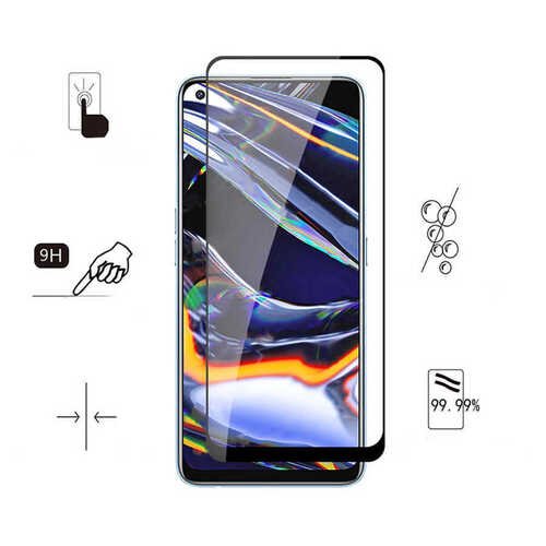 Realme 7 Pro Kenarları Kırılmaya Dayanıklı Cam Ekran Koruyucu