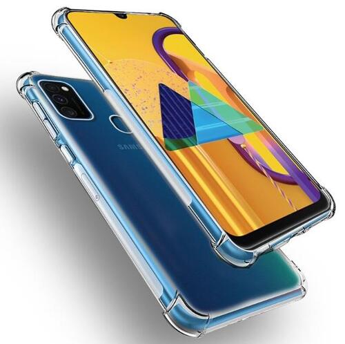 Galaxy M30S Köşeleri Airbagli Anti Şok Şeffaf Zırh Kılıf