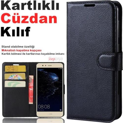 General Mobile 10 GM 10 Kılıf Standlı Cüzdanlı Kapaklı Kopçalı