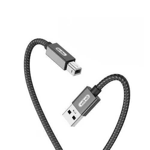 Go Des GD-HM836 USB-A to USB-B 2.0 Örgülü Data Yazıcı Kablosu 2 Metre