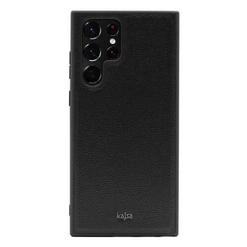 Galaxy S22 Ultra Kılıf ​Kajsa Luxe Collection Hakiki Deri Kapak