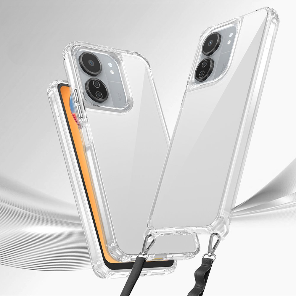 Redmi 13C Kılıf Airbagli Takılabilir Askı Aparatlı Snap Silikon Kapak