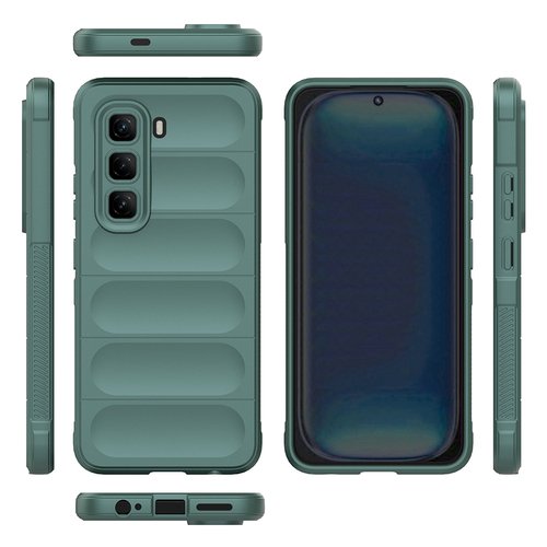 İnfinix Hot 50 4G Kılıf Esnek TPU Oyuklu Arka Yüzey Tasarımlı Etnik Silikon Kapak