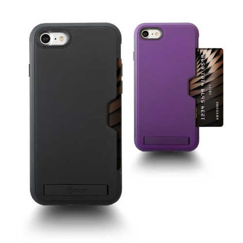 İphone 8 Orijinal Roar Kartlıklı Standlı Awesome Zırh Kılıf