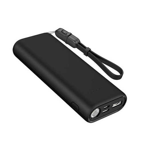 Wiwu Firefly 10000 mAh Powerbank & Led El Feneri & Lightning Kablo Taşınabilir Şarj Cihazı