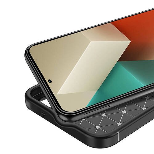 Redmi Note 13 5G Kılıf Elde Kaymayan Kamera Korumalı Silikon